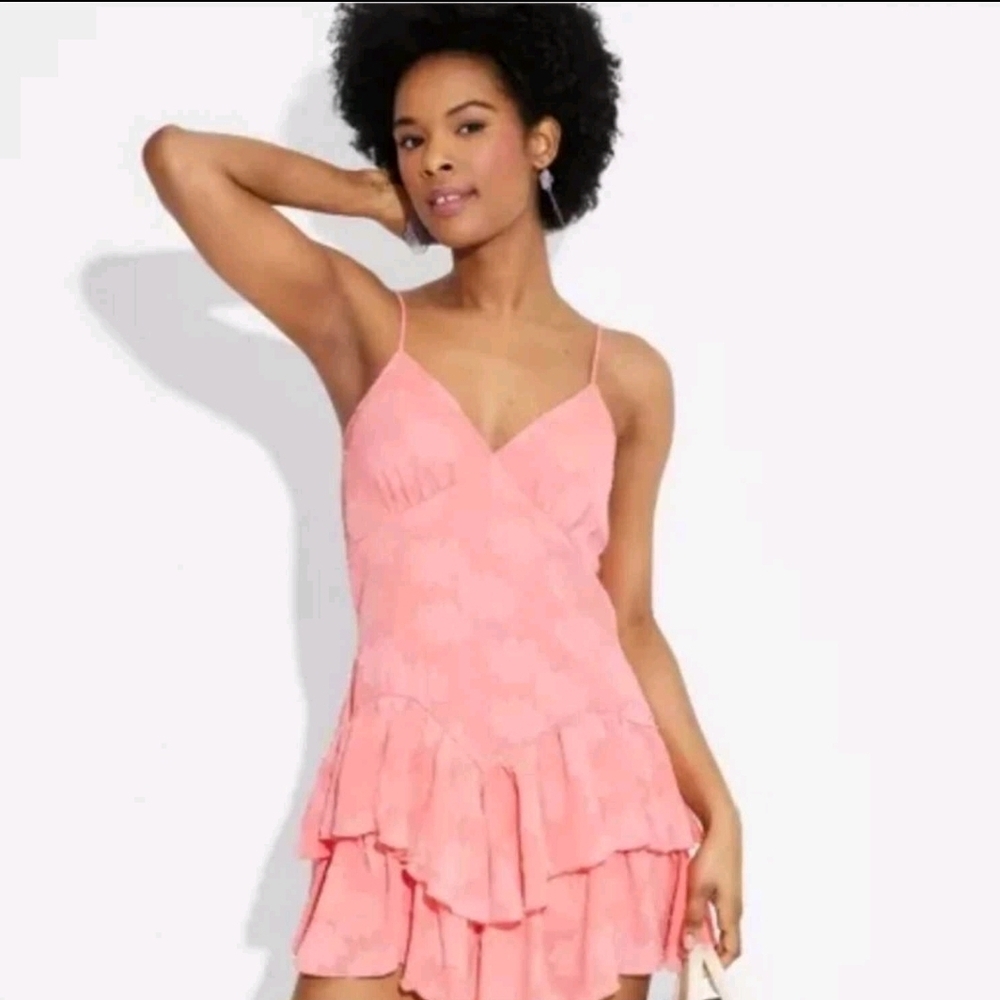 Pink Ruffled Women's Sleepwear
